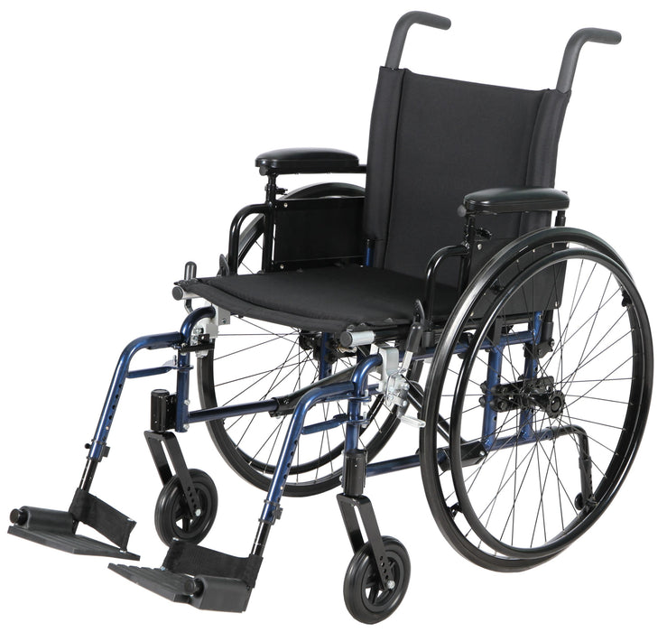 CostCare K5 Ultra Lightweight Wheelchair With Flip Up Arms And Swing Away Footrests View