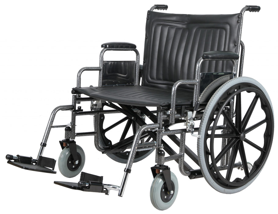 CostCare K7 Bariatric Wheelchair With Swing Away Footrests View