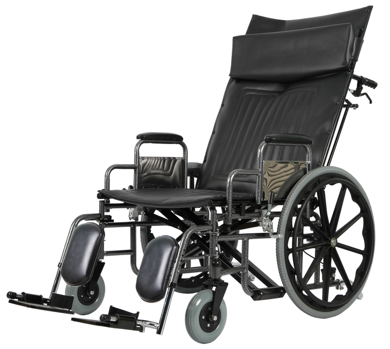 CostCare Reclining Bariatric Wheelchair With Elevating Legrests View
