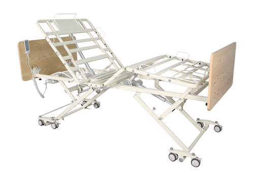 Costcare BC320 Long-Term Care Low Profile Bed With Elevated Head And Knee Sections.