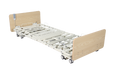 Costcare BC320 Long-Term Care Low Profile Bed Lowered To Its Lowest Height Of 7 Inches In A Fully Flat Position.