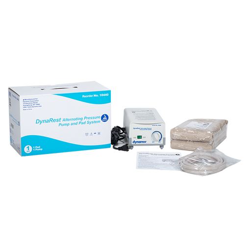 Enhanced Dynarex DynaRest Alternating Pressure Pump and Pad System Therapeutic Mattress Overlay to Reduce Pressure Wounds and Enhance Patient Comfort
