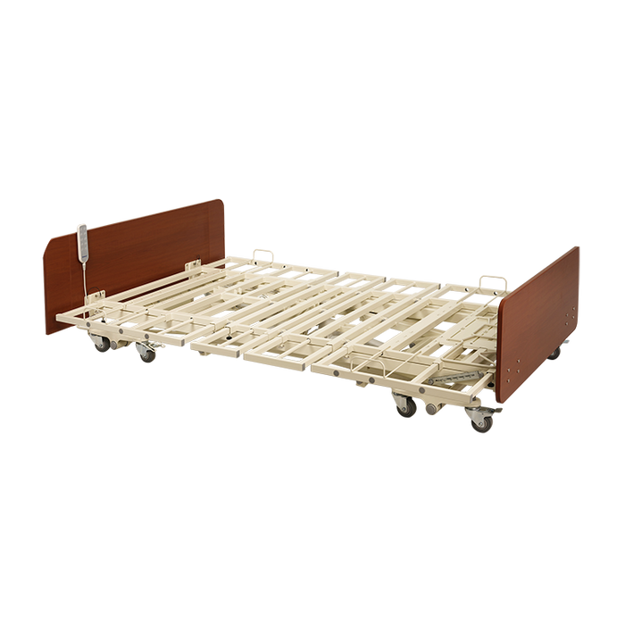 Low Bed Dynarex DB600 Bariatric HD Long-Term Care Bed Heavy-Duty Steel Frame with Adjustable Auto-Contour and Pressure-Relief Support for Bariatric Patients