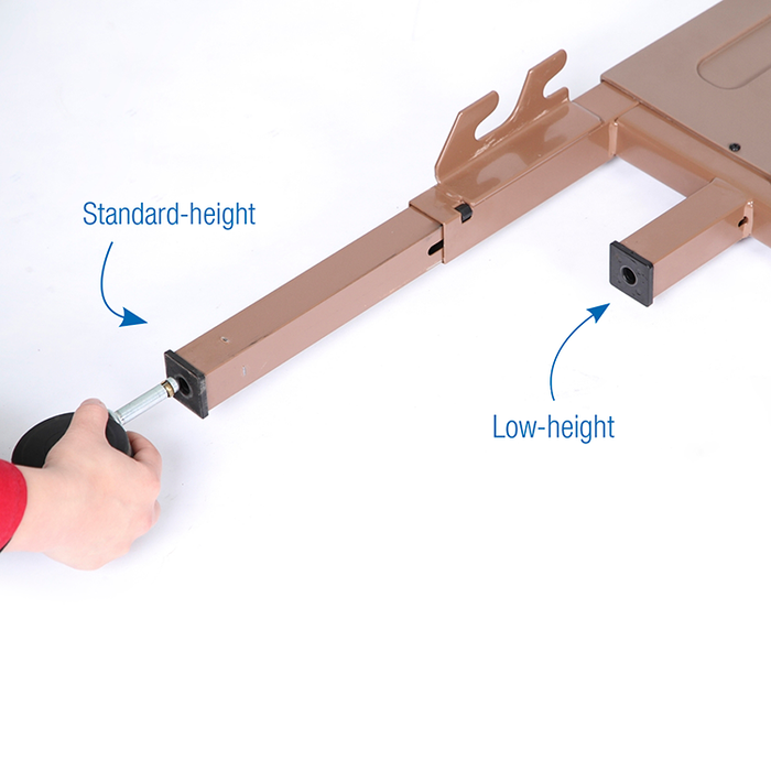 Sturdy Dynarex 3 Motor Full Electric Hi Low Homecare Bed Adjustable Height, Durable Steel Frame, Lightweight Hand Control