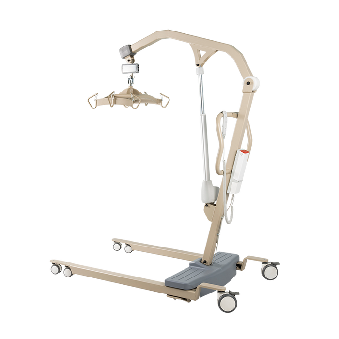 Side Details Dynarex Bariatric Electric Patient Lift with Scale 1000 lb Capacity for Safe Patient Transfers in Healthcare and Long-Term Care