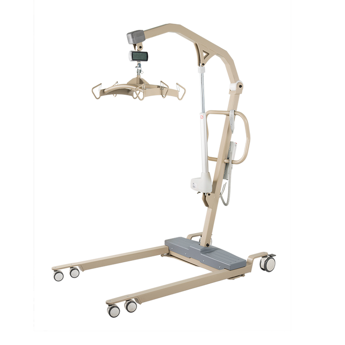Durable Dynarex Bariatric Electric Patient Lift with Scale 1000 lb Capacity for Safe Patient Transfers in Healthcare and Long-Term Care