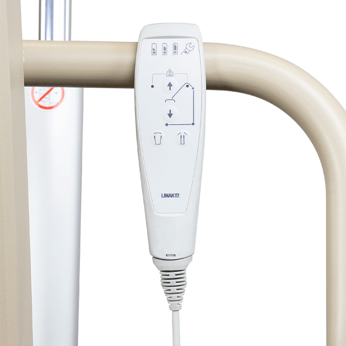 Remote Details Dynarex Bariatric Electric Patient Lift with Scale 1000 lb Capacity for Safe Patient Transfers in Healthcare and Long-Term Care
