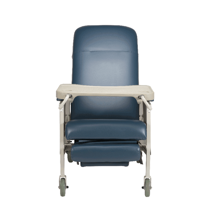 Durable Dynarex Bariatric Geri Chair 3-Position Recliner Durable Comfortable Seating for Bariatric Patients with Easy Adjustability and Removable Side Panels