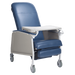 Blueridge Dynarex Bariatric Geri Chair 3-Position Recliner Durable Comfortable Seating for Bariatric Patients with Easy Adjustability and Removable Side Panels