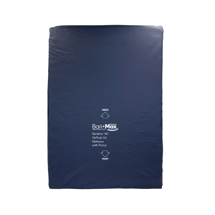Premium Dynarex Bariatric HD Airfloat Air Mattress with Pump Adjustable Pressure Relief Mattress for Patients up to 1000 lb Capacity