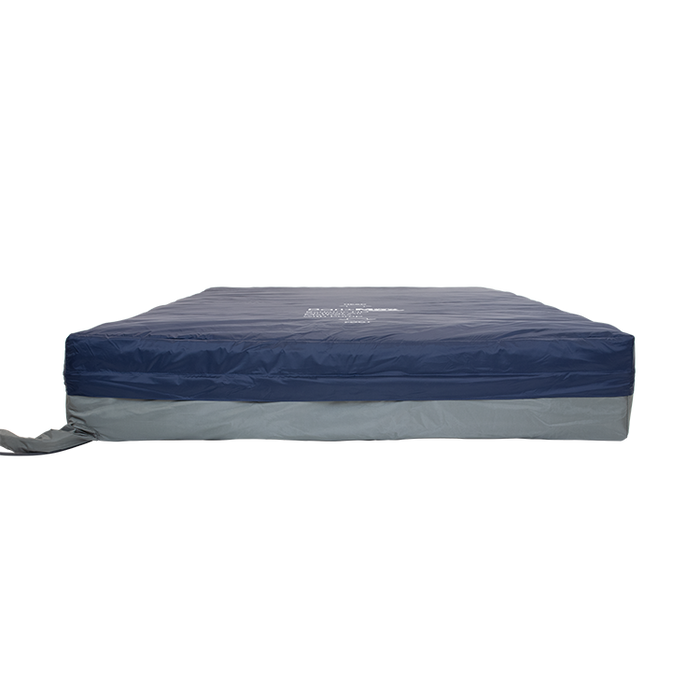 Lower View Dynarex Bariatric HD Airfloat Air Mattress with Pump Adjustable Pressure Relief Mattress for Patients up to 1000 lb Capacity