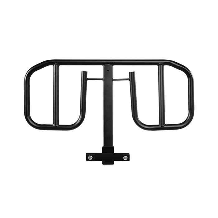 Black Dynarex Bariatric HD Half-Length Bed Rail for Full Electric Home Care Beds Heavy-Duty Steel Fall Prevention Assist Rail