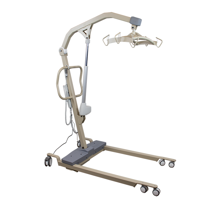 Side View Dynarex Bariatric HD Bariatric Electric Patient Lift 1000 lb Capacity Heavy-Duty Lift for Safe Patient Transfers in Healthcare and Long-Term Care
