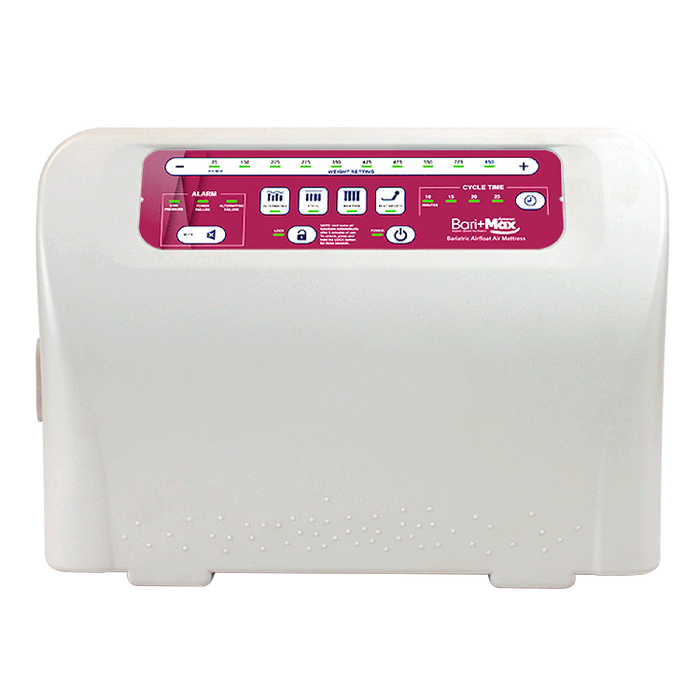 Zoom In Details Dynarex Bariatric Plus Alternating Pressure Air Mattress with Digital Pump 800 lb Capacity, Adjustable Firmness and Multiple Inflation Modes