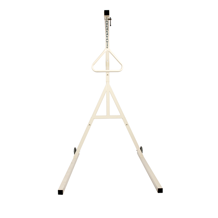 Reliable Dynarex Bariatric Trapeze Bar with Stand Adjustable, Durable Steel Support for Safe Bed Mobility and Pressure Injury Prevention