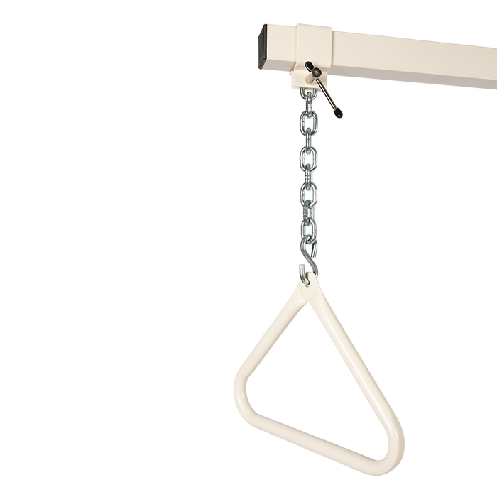 Durable Dynarex Bariatric Trapeze Bar with Stand Adjustable, Durable Steel Support for Safe Bed Mobility and Pressure Injury Prevention