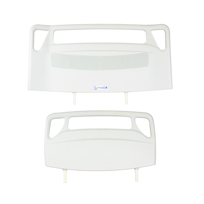 Back View Dynarex Composite Headboards and Footboards for D200, D300, and DB300 LTC Beds Durable, Tool-Free Installation
