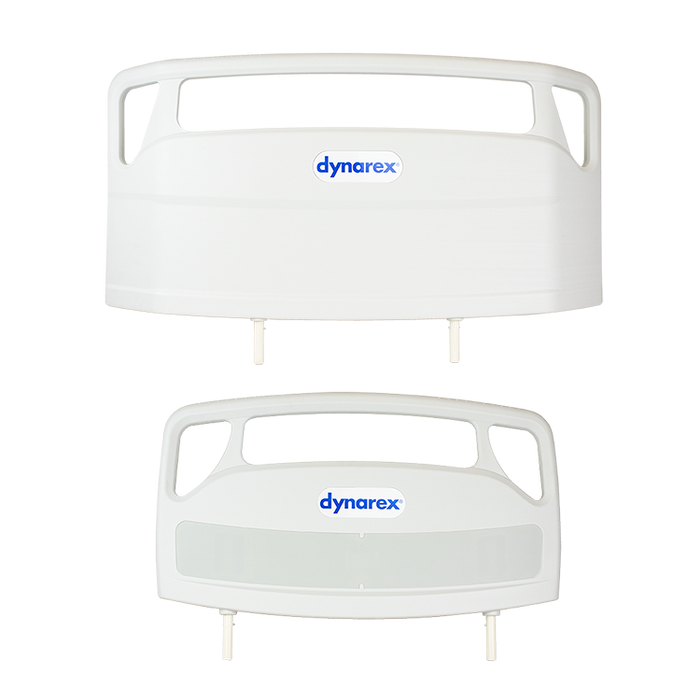 Reliable Dynarex Composite Headboards and Footboards for D200, D300, and DB300 LTC Beds Durable, Tool-Free Installation