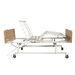 Side View Dynarex D100 LTC 3-Function Standard Bed with Wood Boards Durable Long-Term Care Bed for Pressure Relief and Patient Mobility