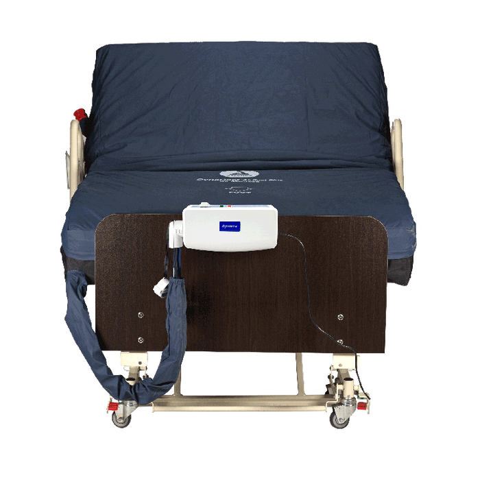 Reliable Dynarex DynaRest Airfloat 100 Medical Air Mattress with Pump Alternating and Static Pressure Relief 400 lb Capacity