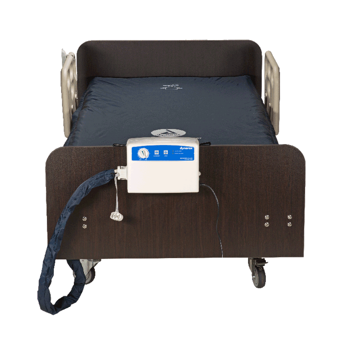 Comfortable Dynarex DynaRest Airfloat 300 Medical Air Mattress with Pump Alternating Pressure and Low Air Loss Therapy for Pressure Relief