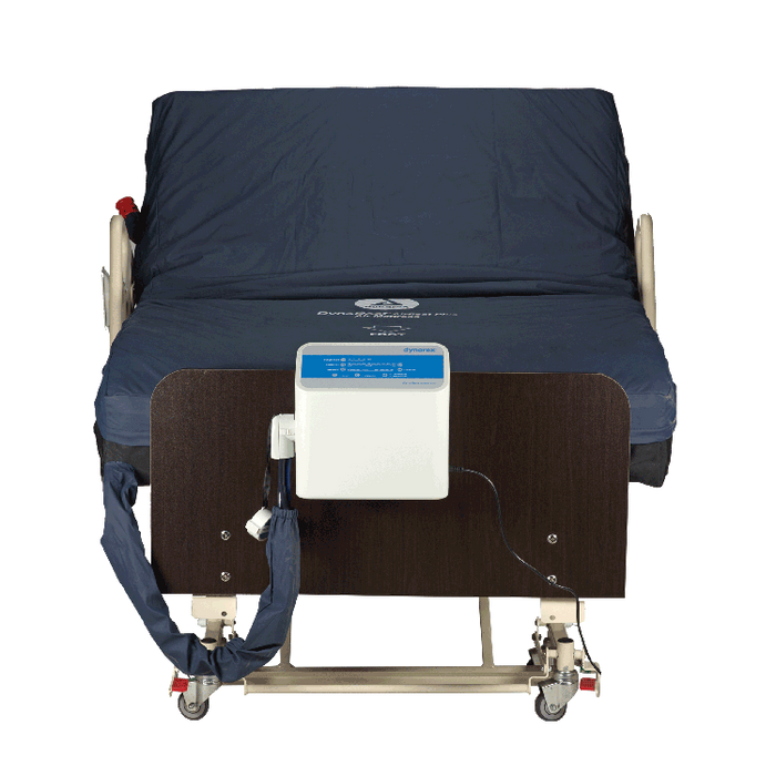 Easy Dynarex DynaRest Airfloat Deluxe Medical Air Mattress with Digital Pump Adjustable Pressure and Alternating Pressure Therapy