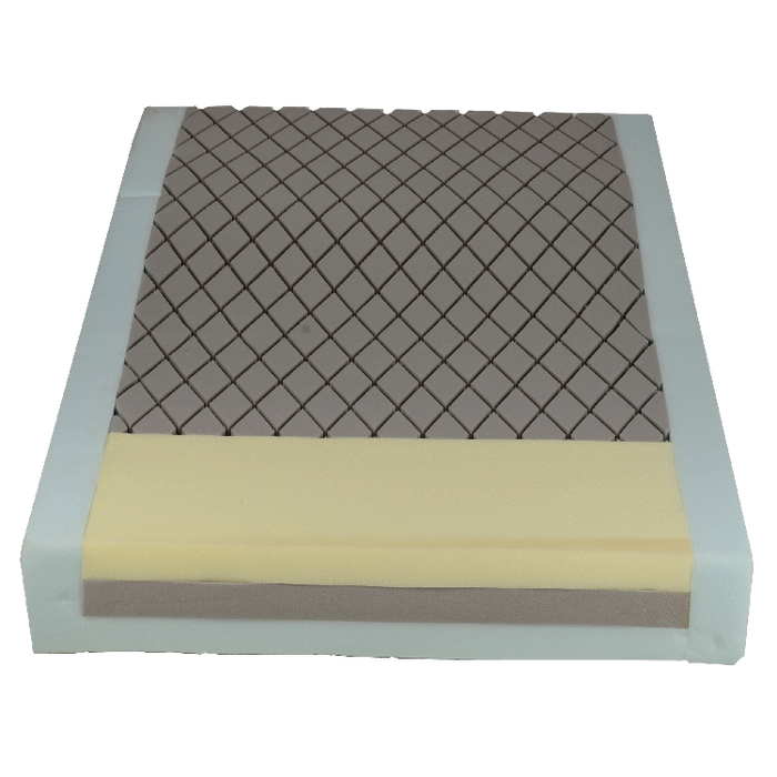 Patient Friendly Dynarex DynaRest Deluxe Tri-Layer Foam Mattress for Pressure Redistribution, Comfort, and Support in Home and Healthcare Settings