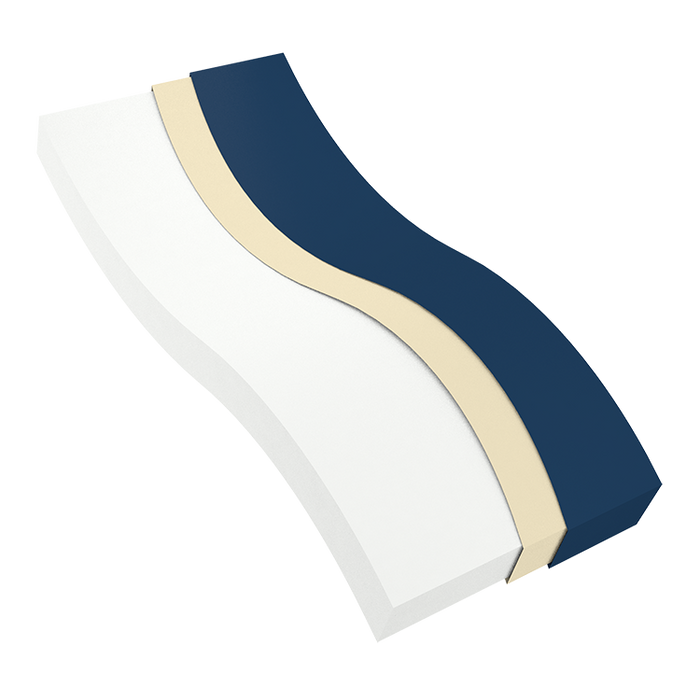 High Quality Dynarex DynaRest 6 Inch High-Density Foam Mattress Moisture Resistant Cover for Home and Long-Term Care Use