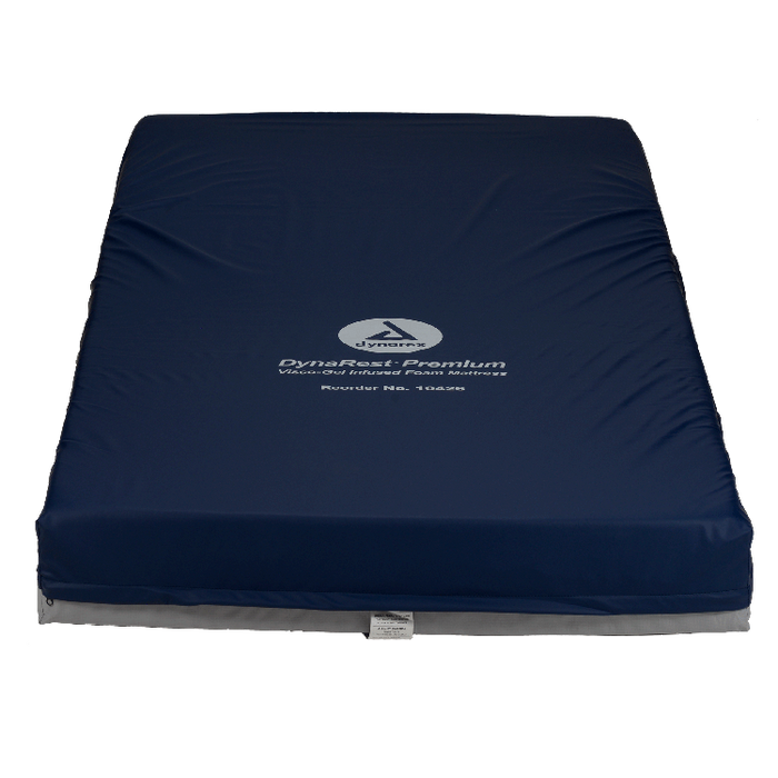 Better Sleep Dynarex DynaRest Premium Visco-Gel Infused Foam Mattress Multi-Layer Support, Pressure Relief and Rapid Heat Dissipation
