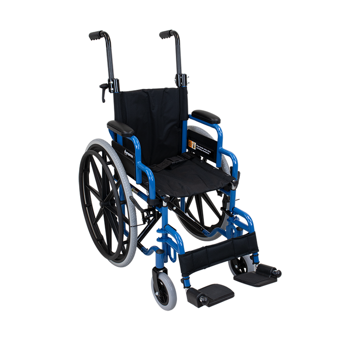 Durable Dynarex DynaRide Pediatric Wheelchair with Footrest Adjustable, Durable, Safe Mobility Aid for Children