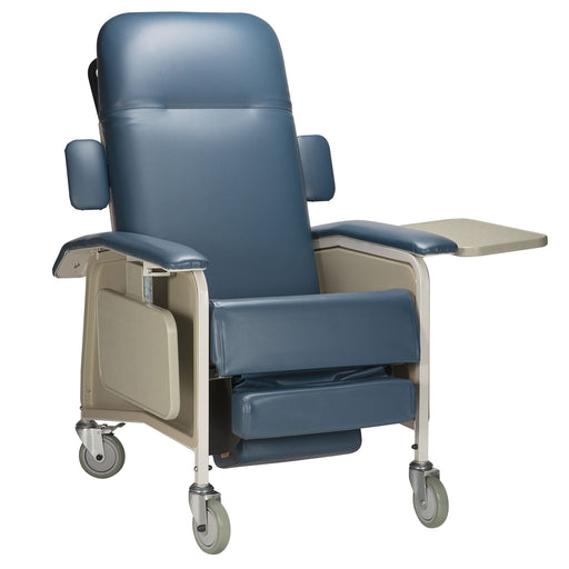 Front Side View Dynarex Geri Chair Infinite Position Recliner Comfortable, Durable, and Flexible Seating for Healthcare Facilities