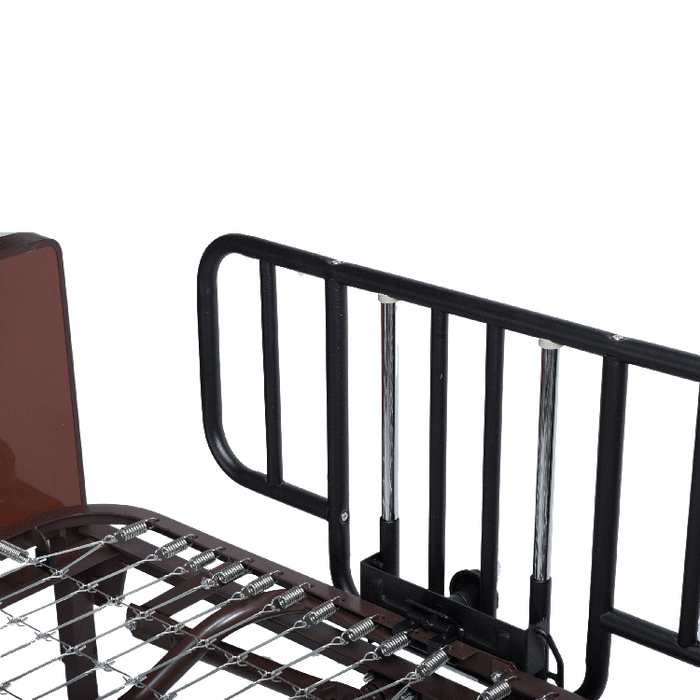 Details Dynarex Homecare Half-Length Bed Rail Heavy-Duty Steel Edge Clamp for Patient Safety and Fall Prevention