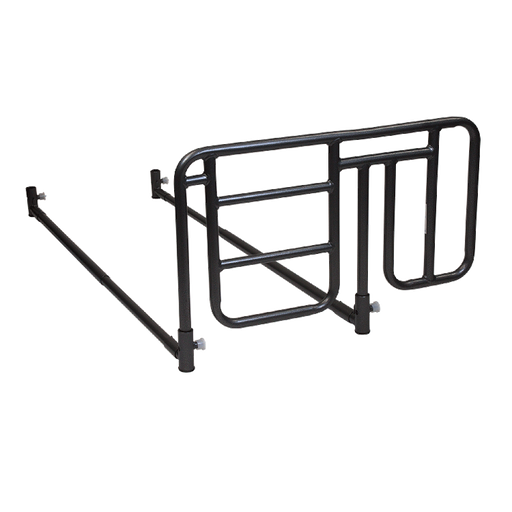 Durable Dynarex Homecare Half-Length Bed Rail Cross Bar Mount for Patient Safety and Fall Prevention