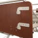 Expandable Dynarex LTC Bed Accessories for DB600 Bariatric Beds HD Headboard, Footboard, and Composite Swing Down Rail
