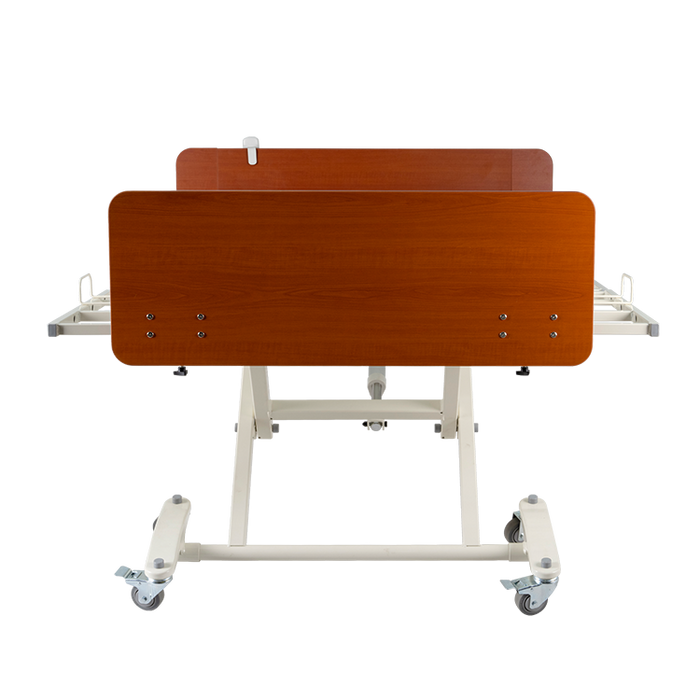 Full Board View Dynarex LTC Bed Accessories for DB600 Bariatric Beds HD Headboard, Footboard, and Composite Swing Down Rail