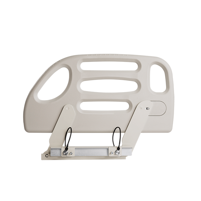 Side Profile Dynarex LTC Bed Accessories for DB600 Bariatric Beds HD Headboard, Footboard, and Composite Swing Down Rail