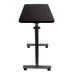 Durable Dynarex Overbed Table Height-Adjustable Rolling Table with Laminate Top for Hospitals, Homecare, and Rehabilitation
