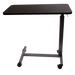 Reliable Dynarex Overbed Table Height-Adjustable Rolling Table with Laminate Top for Hospitals, Homecare, and Rehabilitation