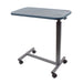 Neat Dynarex Plastic Overbed Table Height-Adjustable, Easy-to-Clean Top, Durable Mobile Healthcare Table