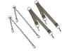 Gray Dynarex Replacement Chains and Straps for Standard Patient Lift Slings Durable, Safe, and Easy-to-Attach Accessories