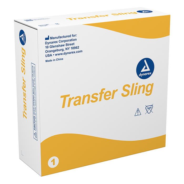 Box Dynarex Transfer Sling for Sit-to-Stand Electric Lifts Supportive, Dignified Patient Transfers up to 350 lb