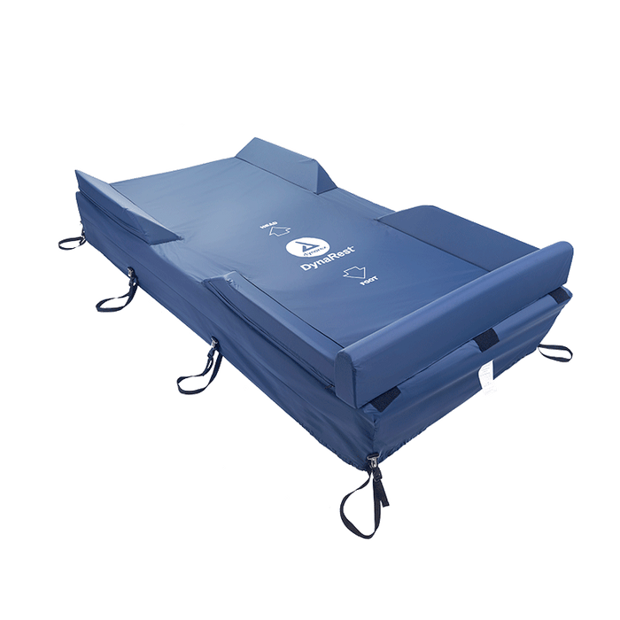 Premium Dynarex Universal Mattress Cover with Foam Bolsters Low Shear, Fluid-Resistant Patient Fall Prevention Bed Cover