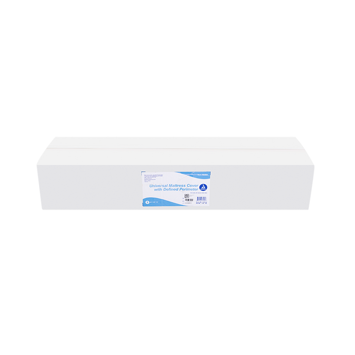 Box Dynarex Universal Mattress Cover with Foam Bolsters Low Shear, Fluid-Resistant Patient Fall Prevention Bed Cover