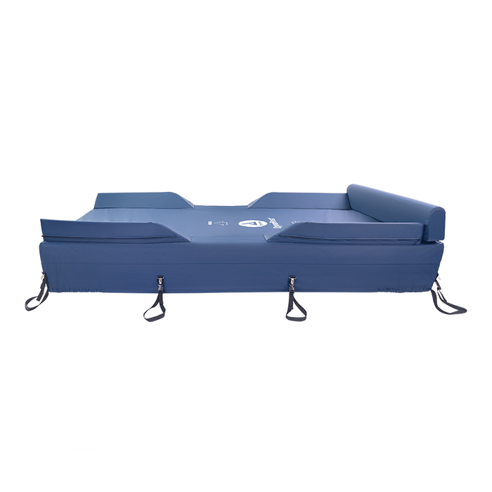 Fall Prevention Dynarex Universal Mattress Cover with Foam Bolsters Low Shear, Fluid-Resistant Patient Fall Prevention Bed Cover