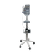 Back Details Dynarex Vital Signs Patient Monitor with Stand – Touch Screen and Standard Models for NIBP, Pulse, and Temperature Monitoring