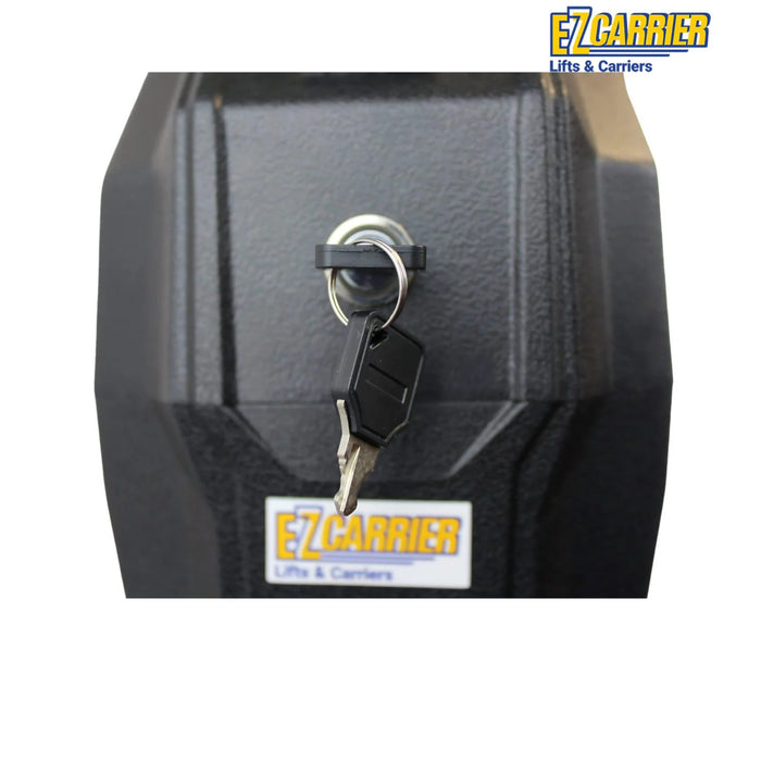 EZ Carrier Manual Fold Bike Lift 350lbs Capacity Bariatric Scooter Carrier With Hitch For Easy Transport