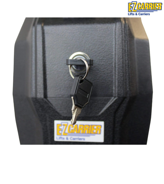 EZ Carrier Electric Lift Assisted Fold Up Wheelchair And Scooter Hitch Carrier With 200 To 350 Lbs Capacity Key Image