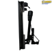 EZ Carrier Electric Lift Assisted Folding Mobility Device Carrier For Scooters And Wheelchairs 200 To 350 Lbs Cap Side Angle