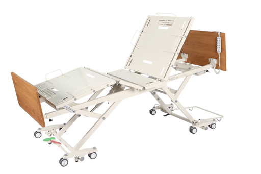 Emerald Infinity Expandable Bariatric Homecare Hospital Bed Fully Raised