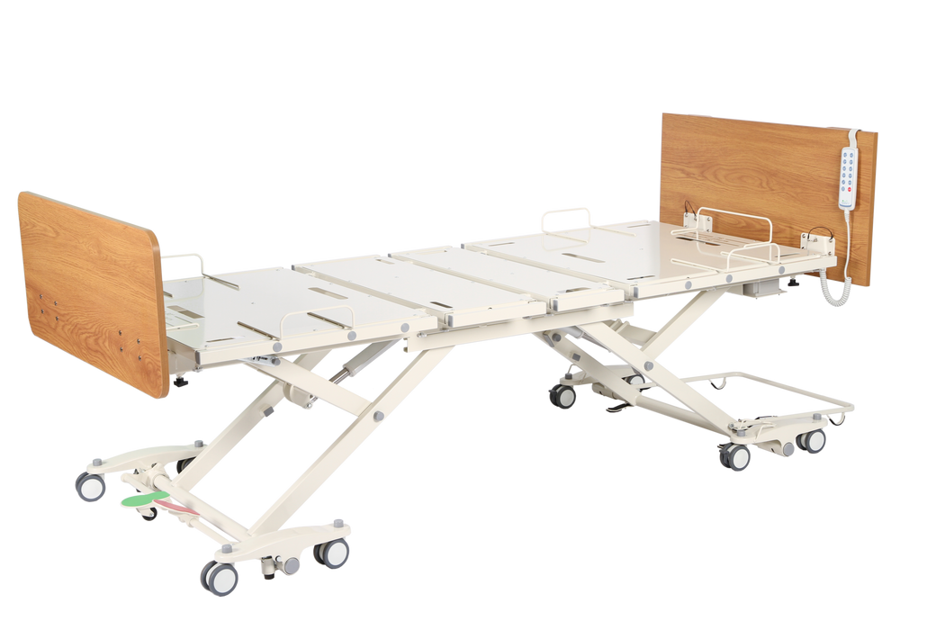Emerald Infinity Expandable Bariatric Homecare Hospital Bed Raised